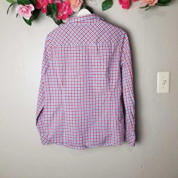 Tommy Hilfiger gingham button down shirt size L - Picture 2 of 6